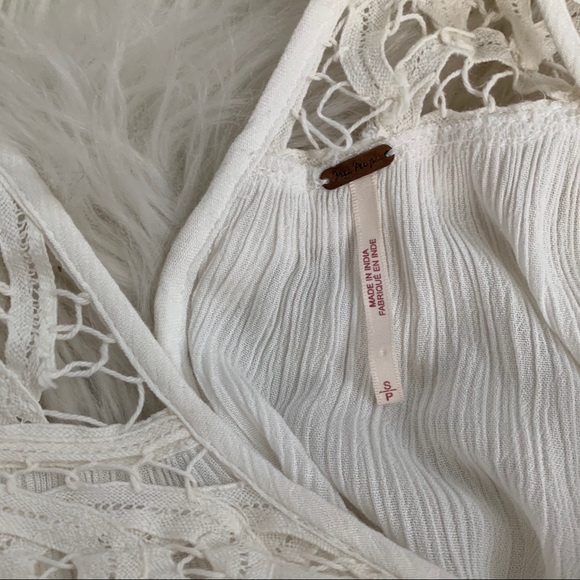 Free People Lace Crochet Tunic Blouson Dress - Picture 5 of 8